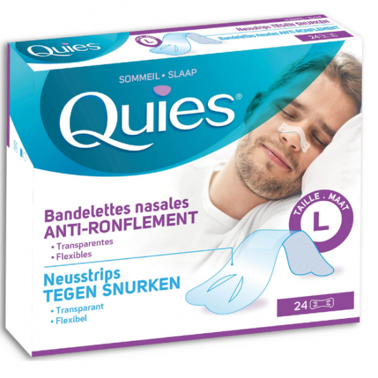 Quies bandelettes nasales anti ronflement 24 Quies bandelettes nasales anti ronflement 24