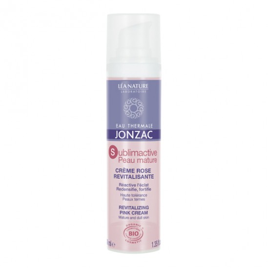 JONZAC Crème Rose Revitalisante Peaux Ternes 40ml JONZAC Crème Rose Revitalisante Peaux Ternes 40ml