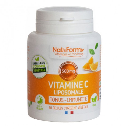 Nat&Form vitamine C liposomale 60 gélules Nat&Form vitamine C liposomale 60 gélules