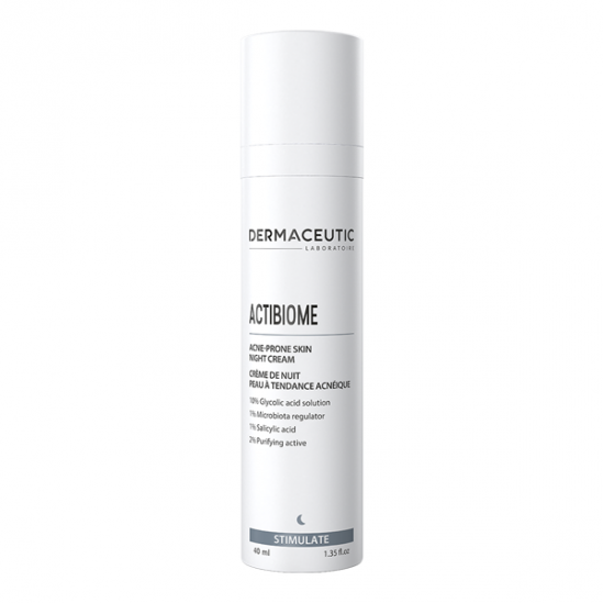 Dermaceutic actibiome crème de nuit peau à tendance acnéique 40ml Dermaceutic actibiome crème de nuit peau à tendance acnéique 40ml