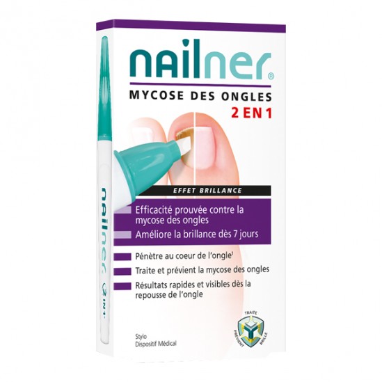 Nailner mycose des ongles 2 en 1 stylo 4ml Nailner mycose des ongles 2 en 1 stylo 4ml