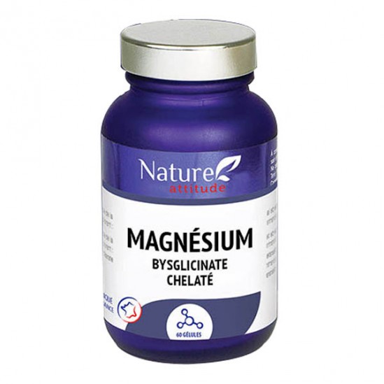 Nature Attitude Magnésium Bisglycinate Chélaté 60 Gélules Nature Attitude Magnésium Bisglycinate Chélaté 60 Gélules