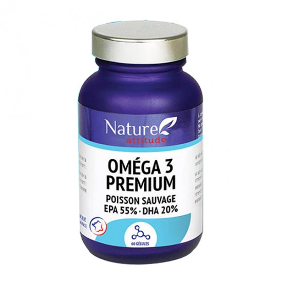 Nature Attitude Oméga 3 Premium 60 Capsules Nature Attitude Oméga 3 Premium 60 Capsules