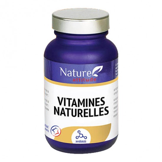 Nature attitude vitamines naturelles 30 gélules Nature attitude vitamines naturelles 30 gélules
