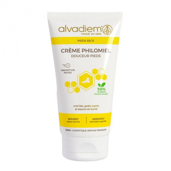 Alvadiem crème philomiel douceur pieds 150ml Alvadiem crème philomiel douceur pieds 150ml