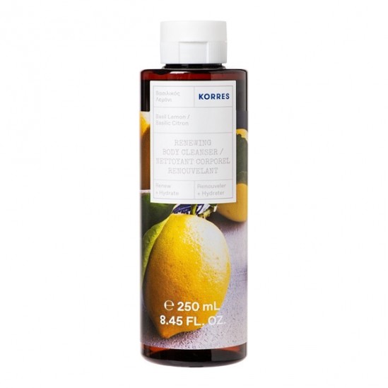 Korres basilic citron nettoyant corporel renouvelant 250ml Korres basilic citron nettoyant corporel renouvelant 250ml