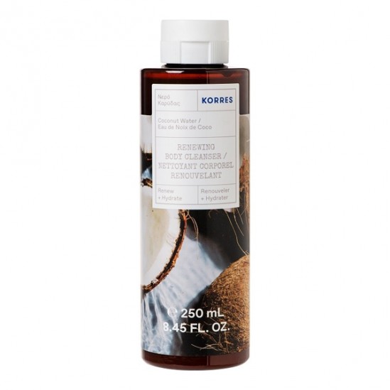 Korres eau de noix de coco nettoyant corporel renouvelant 250ml Korres eau de noix de coco nettoyant corporel renouvelant 250ml