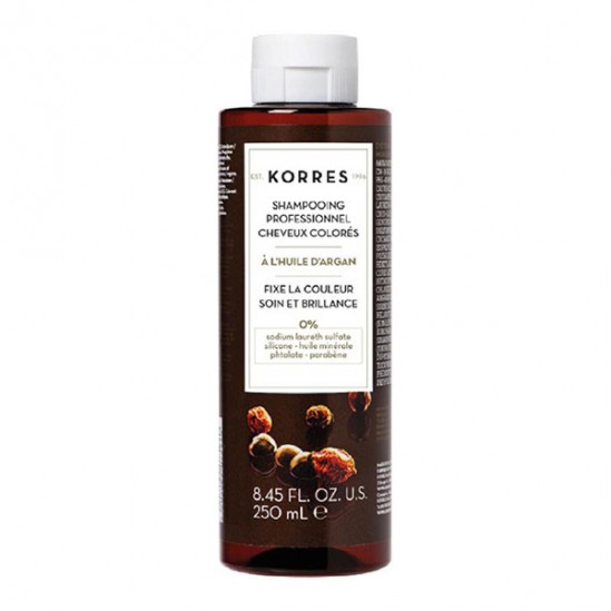 Korres shampooing professionnel post-coloration 250ml