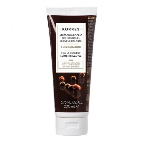 Korres après-shampooing professionnel post-coloration 200ml Korres après-shampooing professionnel post-coloration 200ml