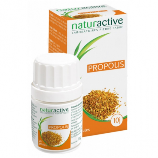 Naturactive propolis complément alimentaire boite de 20 gélules Naturactive propolis complément alimentaire boite de 20 gélules