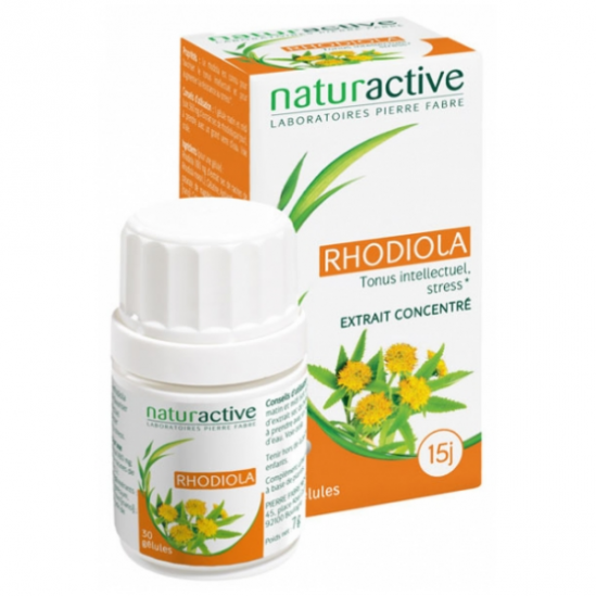 Naturactive rhodiola complément alimentaire 30 gélules Naturactive rhodiola complément alimentaire 30 gélules