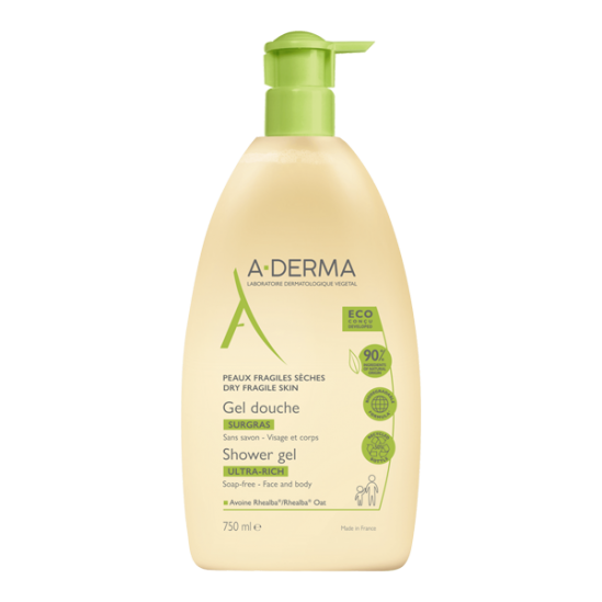 Aderma gel douche surgras 750ml Aderma gel douche surgras 750ml