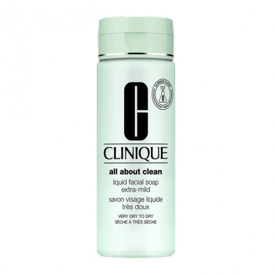Clinique savon visage liquide très doux 200ml Clinique savon visage liquide très doux 200ml