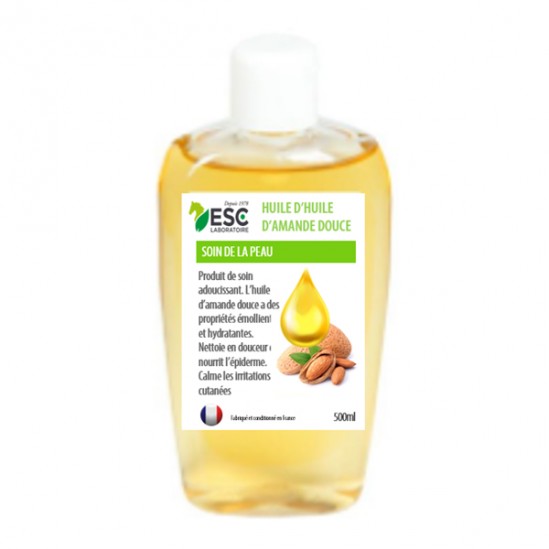 Esc laboratoire huile d'amande douce soin de la peau 500ml Esc laboratoire huile d'amande douce soin de la peau 500ml