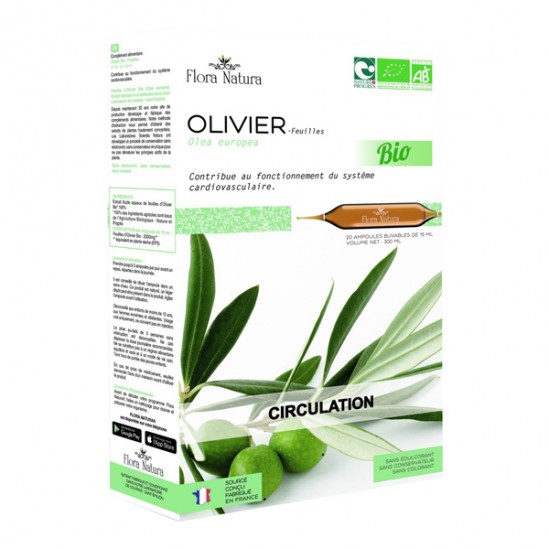 Flora natura olivier bio 20 ampoules