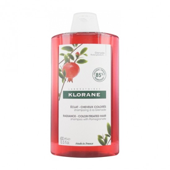 Klorane shampoing à la grenade éclat 400ml Klorane shampoing à la grenade éclat 400ml