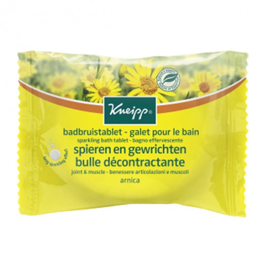 Kneipp galet pour le bain arnica bulle décontractante 80g Kneipp galet pour le bain arnica bulle décontractante 80g