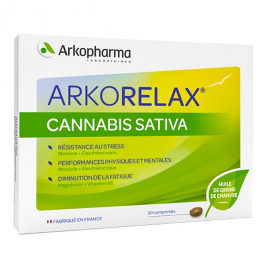 Arkopharma arkorelax cannabis sativa 30 comprimés Arkopharma arkorelax cannabis sativa 30 comprimés