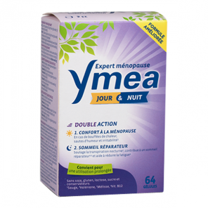 Ymea ménopause jour & nuit 64 gélules