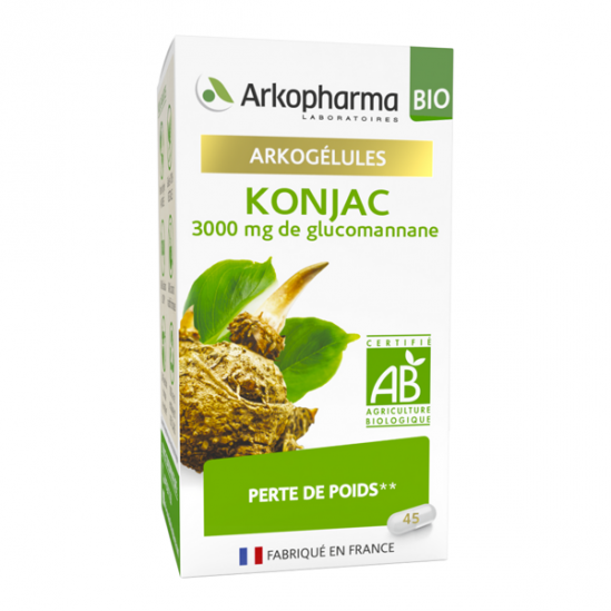 Arkopharma arkogélules konjac bio 45 gélules Arkopharma arkogélules konjac bio 45 gélules