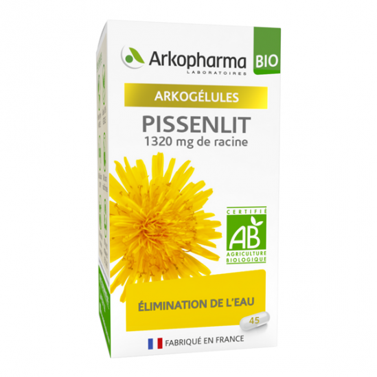 Arkopharma arkogélules pissenlit bio 45 gélules Arkopharma arkogélules pissenlit bio 45 gélules