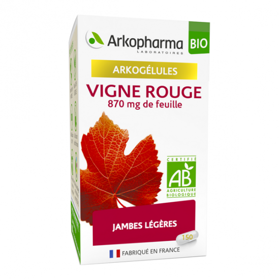 Arkopharma arkogélules vigne rouge bio 150 gélules Arkopharma arkogélules vigne rouge bio 150 gélules