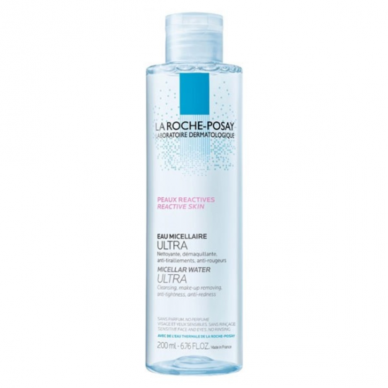 La roche-posay eau micellaire ultra peaux réactives 200ml La roche-posay eau micellaire ultra peaux réactives 200ml