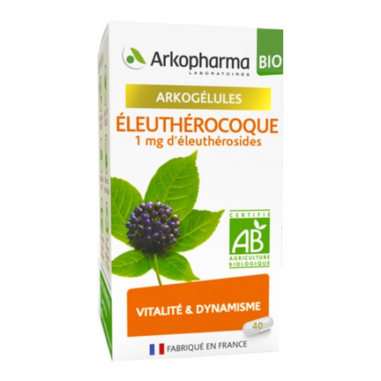 Arkopharma arkogélules bio éleuthérocoque 45 gélules Arkopharma arkogélules bio éleuthérocoque 45 gélules
