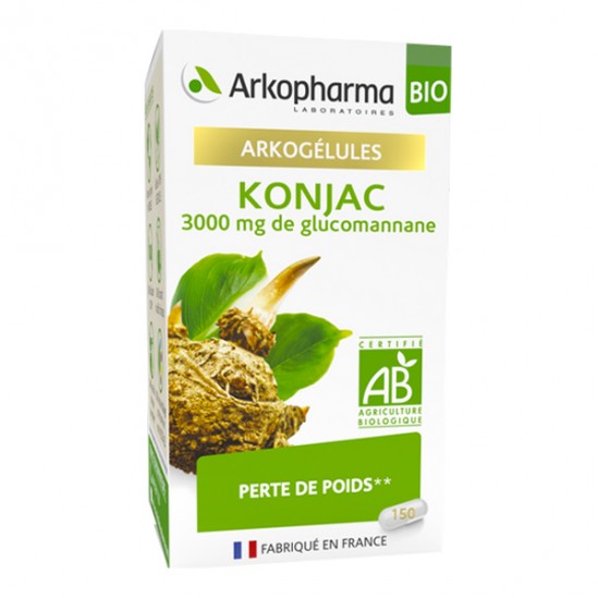 Arkopharma arkogélules bio konjac 150 gélules Arkopharma arkogélules bio konjac 150 gélules