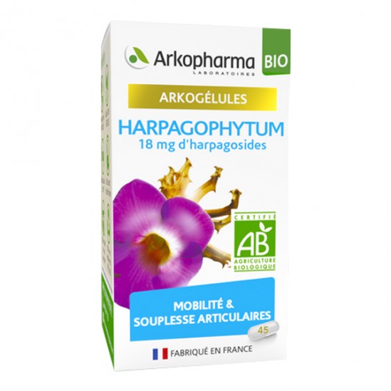 Arkopharma arkogélules bio harpagophytum 45 gélules Arkopharma arkogélules bio harpagophytum 45 gélules