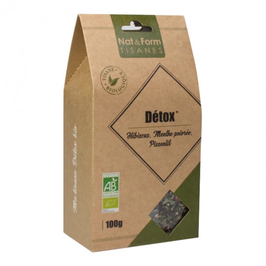 Nat&form tisanes détox bio 100g Nat&form tisanes détox bio 100g