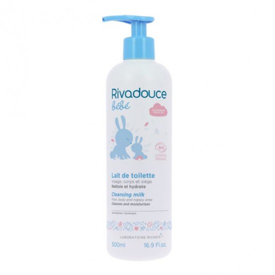 Rivadouce bébé lait de toilette bio 500ml Rivadouce bébé lait de toilette bio 500ml