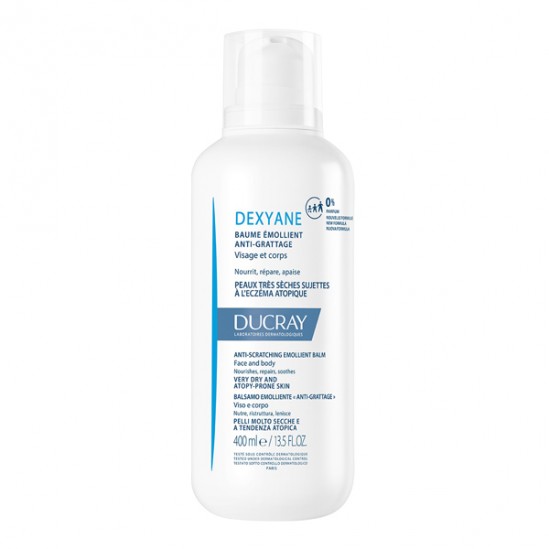 Ducray dexyane baume émollient anti-grattage 400ml Ducray dexyane baume émollient anti-grattage 400ml