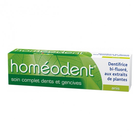 Boiron homéodent soin complet dents et gencives anis 75ml Boiron homéodent soin complet dents et gencives anis 75ml