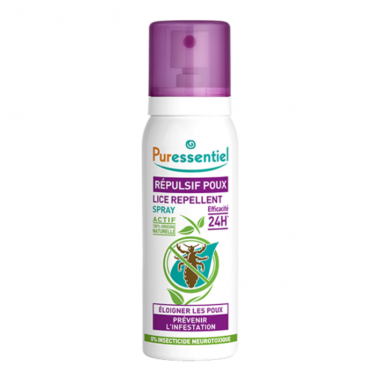 Puressentiel spray répulsif poux 75ml Puressentiel spray répulsif poux 75ml