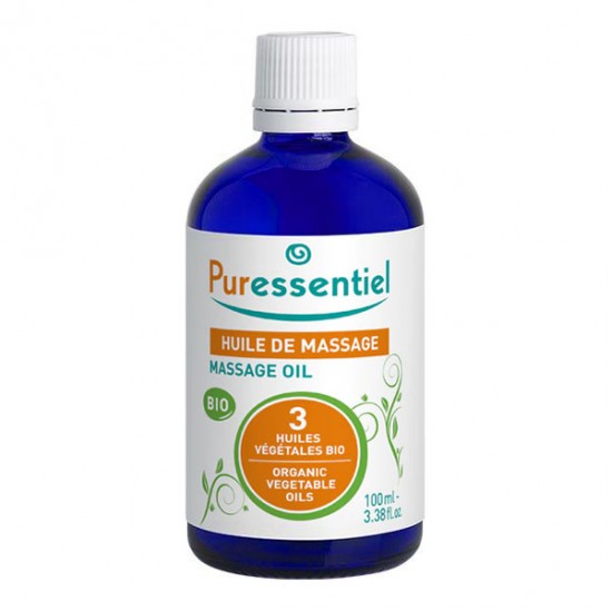 Puressentiel huile de massage bio aux 3 huiles végétales 100ml Puressentiel huile de massage bio aux 3 huiles végétales 100ml