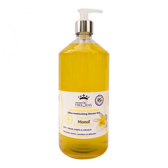 Freesens gel douche surgras monoï 1L Freesens gel douche surgras monoï 1L