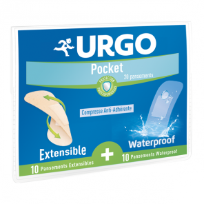 Urgo pocket 20 pansements anti-adhérents