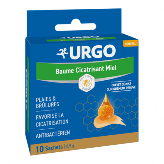 Urgo baume cicatrisant miel 10 sachets x 0.9g Urgo baume cicatrisant miel 10 sachets x 0.9g