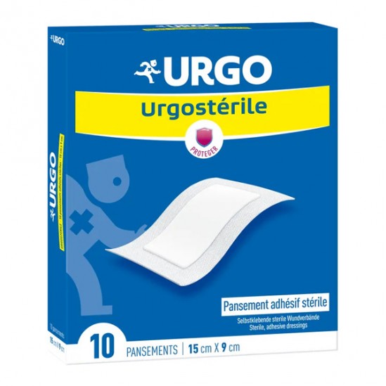 Urgo urgostérile 9cm x 15cm 10 pansements