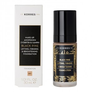 Korres maquillage fond de teint anti-âge global pin noir n°3 30ml
