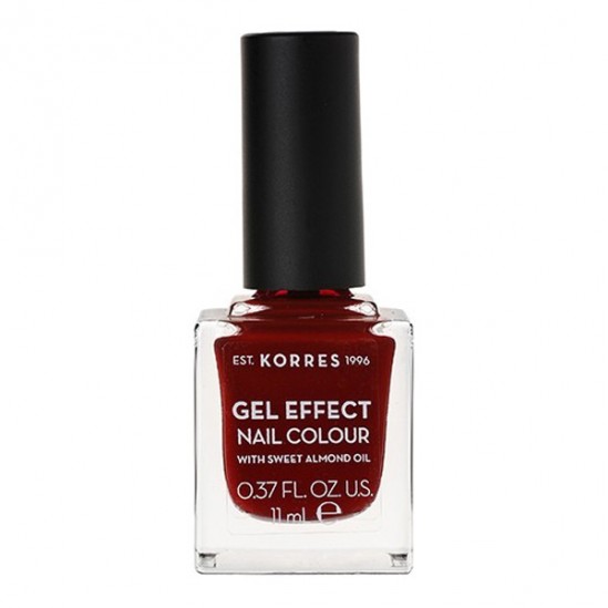 Korres gel effect vernis 57 burgundy red 11ml Korres gel effect vernis 57 burgundy red 11ml