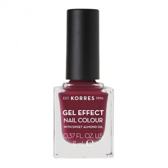 Korres gel effect vernis 59 wine red 11ml Korres gel effect vernis 59 wine red 11ml