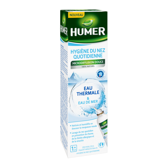 Humer hygiene du nez eau thermale & eau de mer 100ml