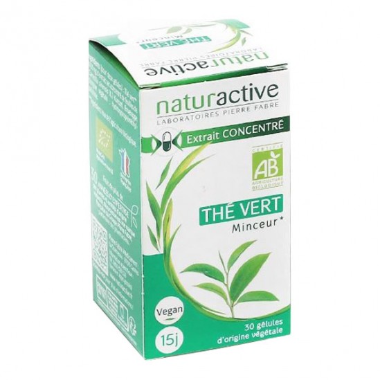 Naturactive thé vert bio 30 gélules Naturactive thé vert bio 30 gélules