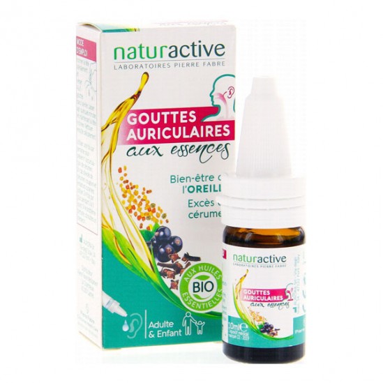 Naturactive gouttes auriculaires aux essences 10ml Naturactive gouttes auriculaires aux essences 10ml