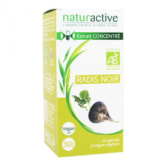 Naturactive radis noir bio 60 gélules Naturactive radis noir bio 60 gélules