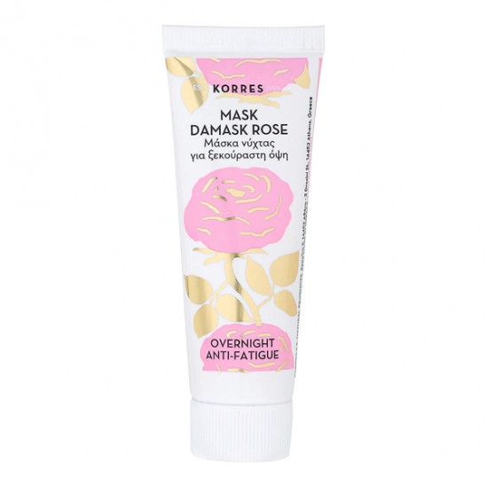 Korres masque de nuit réparateur anti-fatigue rose de damas 18ml Korres masque de nuit réparateur anti-fatigue rose de damas 18ml