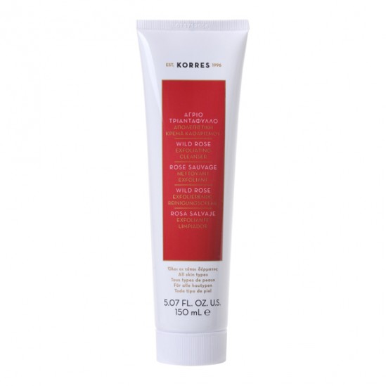 Korres rose sauvage nettoyant exfoliant 150ml Korres rose sauvage nettoyant exfoliant 150ml