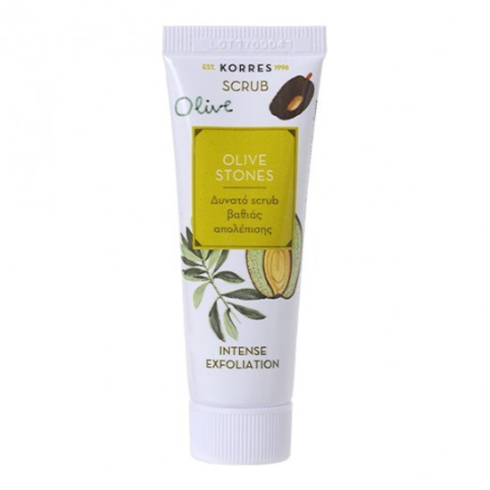 Korres olive stones gommage intense exfoliation 18ml Korres olive stones gommage intense exfoliation 18ml